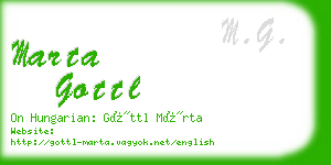 marta gottl business card